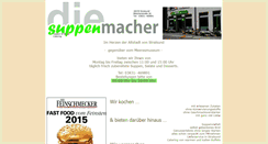 Desktop Screenshot of diesuppenmacher.de